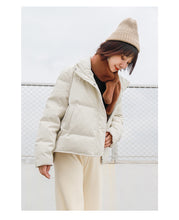 Load image into Gallery viewer, [Clearing the warehouse and killing 196 yuan without refund or replacement] Autumn-winter Korean version of high-collar down jacket 3000