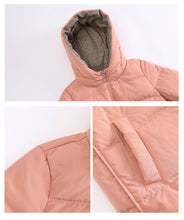 Load image into Gallery viewer, [ Journal of the Philippines] 2018 Winter new women's thickening warm jacket White Eider Lady with cap down jacket 97132
