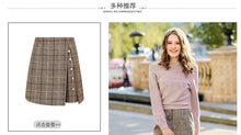Load image into Gallery viewer, New winter 2008 women's wear pure-color shoulder-open underpants sweater temperament light-ripe knitted sweater 79093