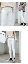 Load image into Gallery viewer, "48 yuan will not refund or change the clearance at the end of the season" in autumn and winter plus velvet trousers for women, casual denim leggings 5821
