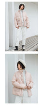 Load image into Gallery viewer, Bright Down Female 2018 Winter Dress Korean Edition Student Pure Collar Female White Duck Down Warming Jacket Tide 3013