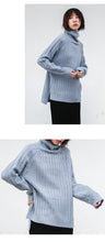 Load image into Gallery viewer, "Clearance seconds kill 86 yuan no refund no change" solid color sweater women's pullover round neck loose base shirt 18407
