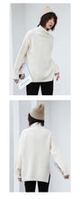 Load image into Gallery viewer, "Clearance seconds kill 86 yuan no refund no change" solid color sweater women's pullover round neck loose base shirt 18407