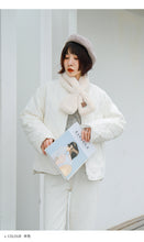Load image into Gallery viewer, "Clearance seconds kill 156 yuan, no refund, no change" golden velvet short down jacket women down cotton jacket 3006