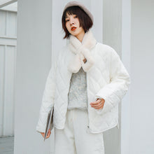 Load image into Gallery viewer, "Clearance seconds kill 156 yuan, no refund, no change" golden velvet short down jacket women down cotton jacket 3006