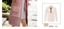 Load image into Gallery viewer, New Winter 2008 Women's Wear Thickened Long Cap Leisure Coat Large Hair Neck Down Garment 93076