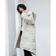 Load image into Gallery viewer, [Clearing the warehouse, killing 286 yuan per second, no refund, no change]Baitao thick medium-long-style down jacket woman 3028
