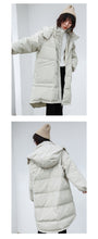 Load image into Gallery viewer, [Clearing the warehouse, killing 286 yuan per second, no refund, no change]Baitao thick medium-long-style down jacket woman 3028