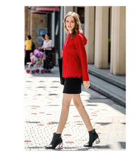 Load image into Gallery viewer, NEW WINTER NEW WOMEN'S CLOTHING IN 2018 PURE COLOR TOOL KNITTING COAT
