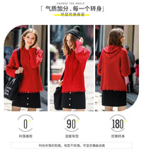 Load image into Gallery viewer, NEW WINTER NEW WOMEN'S CLOTHING IN 2018 PURE COLOR TOOL KNITTING COAT
