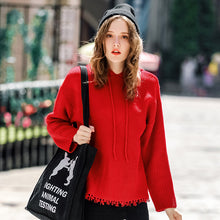 Load image into Gallery viewer, NEW WINTER NEW WOMEN'S CLOTHING IN 2018 PURE COLOR TOOL KNITTING COAT
