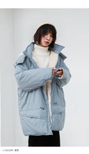 Load image into Gallery viewer, [Clearance Seconds Kill 186 Yuan, No Refund, No Exchange] Medium and Long cotton-padded jacket Women Plus F Loose Large Size Jacket 3032