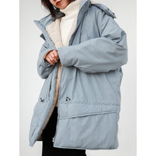 Load image into Gallery viewer, [Clearance Seconds Kill 186 Yuan, No Refund, No Exchange] Medium and Long cotton-padded jacket Women Plus F Loose Large Size Jacket 3032
