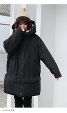 Load image into Gallery viewer, [Clearance Seconds Kill 186 Yuan, No Refund, No Exchange] Medium and Long cotton-padded jacket Women Plus F Loose Large Size Jacket 3032