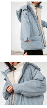 Load image into Gallery viewer, [Clearance Seconds Kill 186 Yuan, No Refund, No Exchange] Medium and Long cotton-padded jacket Women Plus F Loose Large Size Jacket 3032