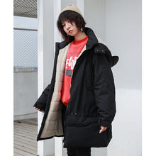 Load image into Gallery viewer, [Clearance Seconds Kill 186 Yuan, No Refund, No Exchange] Medium and Long cotton-padded jacket Women Plus F Loose Large Size Jacket 3032