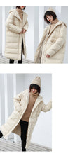 Load image into Gallery viewer, [Clearing the warehouse and killing 326 yuan per second without refund or replacement] Female 3025 with medium and long white duck down jacket