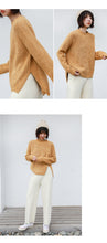 Load image into Gallery viewer, [Clean the warehouse, kill 86 yuan, no refund, no change] Round-collar pullover, pure-color sweater, women's bottom sweater, knitted sweater 265985