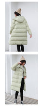 Load image into Gallery viewer, Thickened cap cotton-padded breadwear medium and Long-style jacket 3036
