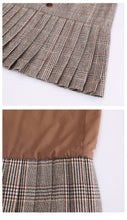 Load image into Gallery viewer, 2018 new brand women's wear round collar pleated skirt with warm temperament and light maturity dress 69377