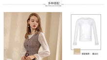 Load image into Gallery viewer, 2018 new brand women's wear round collar pleated skirt with warm temperament and light maturity dress 69377