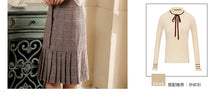 Load image into Gallery viewer, 2018 new brand women's wear round collar pleated skirt with warm temperament and light maturity dress 69377