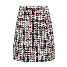 Load image into Gallery viewer, 2018 new brand women's couture tweed skirt casual casual dress skirt 28650