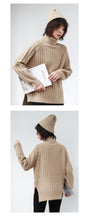 Load image into Gallery viewer, "Clearance seconds kill 86 yuan no refund no change" solid color sweater women's pullover round neck loose base shirt 18407
