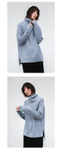 Load image into Gallery viewer, "Clearance seconds kill 86 yuan no refund no change" solid color sweater women's pullover round neck loose base shirt 18407