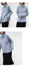 Load image into Gallery viewer, "Clearance seconds kill 86 yuan no refund no change" solid color sweater women's pullover round neck loose base shirt 18407