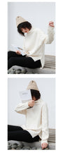 Load image into Gallery viewer, "Clearance seconds kill 86 yuan no refund no change" solid color sweater women's pullover round neck loose base shirt 18407