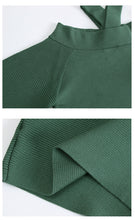 Load image into Gallery viewer, New winter 2008 women's wear pure-color shoulder-open underpants sweater temperament light-ripe knitted sweater 79093