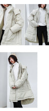 Load image into Gallery viewer, [Clearing the warehouse, killing 286 yuan per second, no refund, no change]Baitao thick medium-long-style down jacket woman 3028