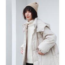 Load image into Gallery viewer, [Clearing the warehouse, killing 286 yuan per second, no refund, no change]Baitao thick medium-long-style down jacket woman 3028