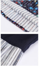 Load image into Gallery viewer, 2018 Winter new velvet Sling bottom skirt temperament celebrity print dress 63100
