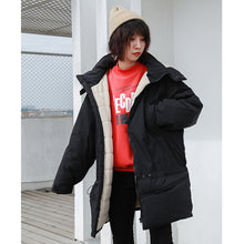 Load image into Gallery viewer, [Clearance Seconds Kill 186 Yuan, No Refund, No Exchange] Medium and Long cotton-padded jacket Women Plus F Loose Large Size Jacket 3032