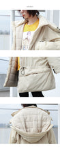 Load image into Gallery viewer, [Clearance Seconds Kill 186 Yuan, No Refund, No Exchange] Medium and Long cotton-padded jacket Women Plus F Loose Large Size Jacket 3032