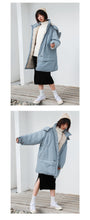Load image into Gallery viewer, [Clearance Seconds Kill 186 Yuan, No Refund, No Exchange] Medium and Long cotton-padded jacket Women Plus F Loose Large Size Jacket 3032