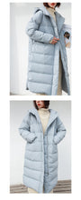 Load image into Gallery viewer, [Clearing the warehouse and killing 326 yuan per second without refund or replacement] Female 3025 with medium and long white duck down jacket