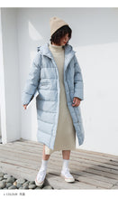 Load image into Gallery viewer, [Clearing the warehouse and killing 326 yuan per second without refund or replacement] Female 3025 with medium and long white duck down jacket