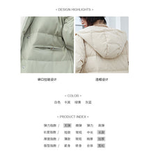 Load image into Gallery viewer, [Clearing the warehouse and killing 326 yuan per second without refund or replacement] Female 3025 with medium and long white duck down jacket