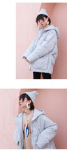 Load image into Gallery viewer, [Clearance Seconds Kill 266 Yuan, No Refund, No Exchange] Fox Wool Collar Loose White Duck Down Jacket Female 3029