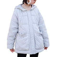 Load image into Gallery viewer, [Clearance Seconds Kill 266 Yuan, No Refund, No Exchange] Fox Wool Collar Loose White Duck Down Jacket Female 3029