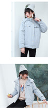Load image into Gallery viewer, Short-term loose alphabet worker leisure cotton-padded woman 3033
