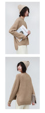 Load image into Gallery viewer, [Clean the warehouse, kill 86 yuan, no refund, no change] Round-collar pullover, pure-color sweater, women's bottom sweater, knitted sweater 265985
