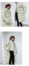 Load image into Gallery viewer, Thickened cap cotton-padded breadwear medium and Long-style jacket 3036
