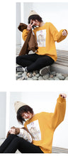 Load image into Gallery viewer, Long-sleeved printed cardigan 88556 with plush and sweater