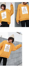 Load image into Gallery viewer, Long-sleeved printed cardigan 88556 with plush and sweater