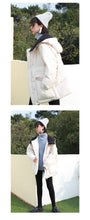 Load image into Gallery viewer, Winter Loose Large Size Bread Dress White Duck Down Dress Female 3050