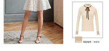 Load image into Gallery viewer, Spring 2019 new brand women's woolen stitching A-shaped vest skirt temperament lady dress 69361